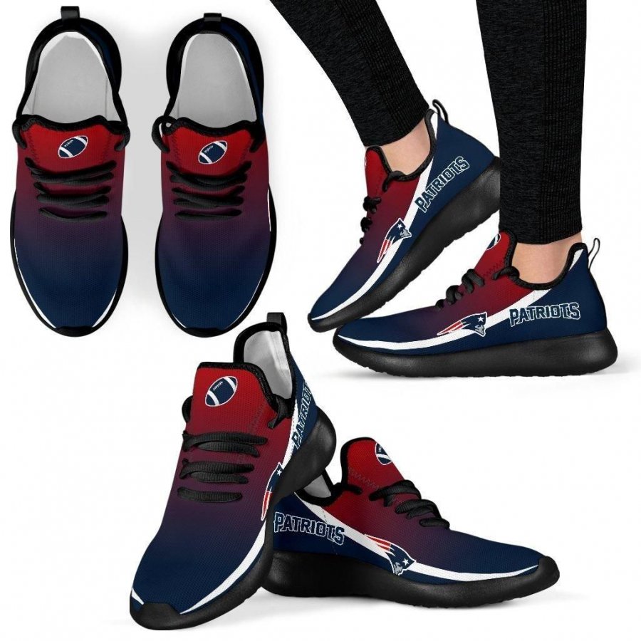 New England Patriots Mesh Knit Sneakers Shoes