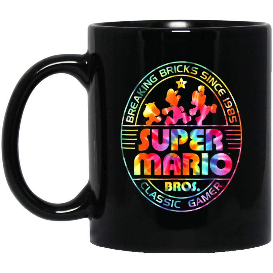 Super Mario Brick Break 85 Tie Dye 11 oz Mug