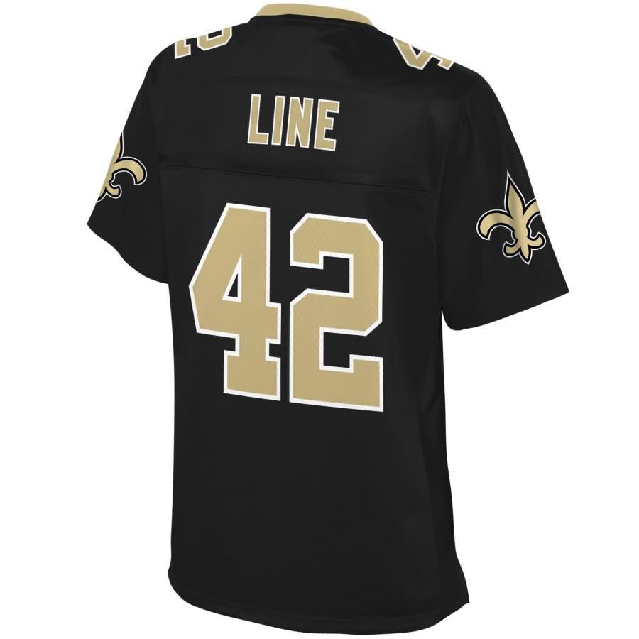 Zach Line New Orleans Saints NFL Pro Line Womens Team Color Player Jersey – Black