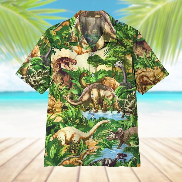 Dinosaur Hawaii Shirt For Men Women Ha82157