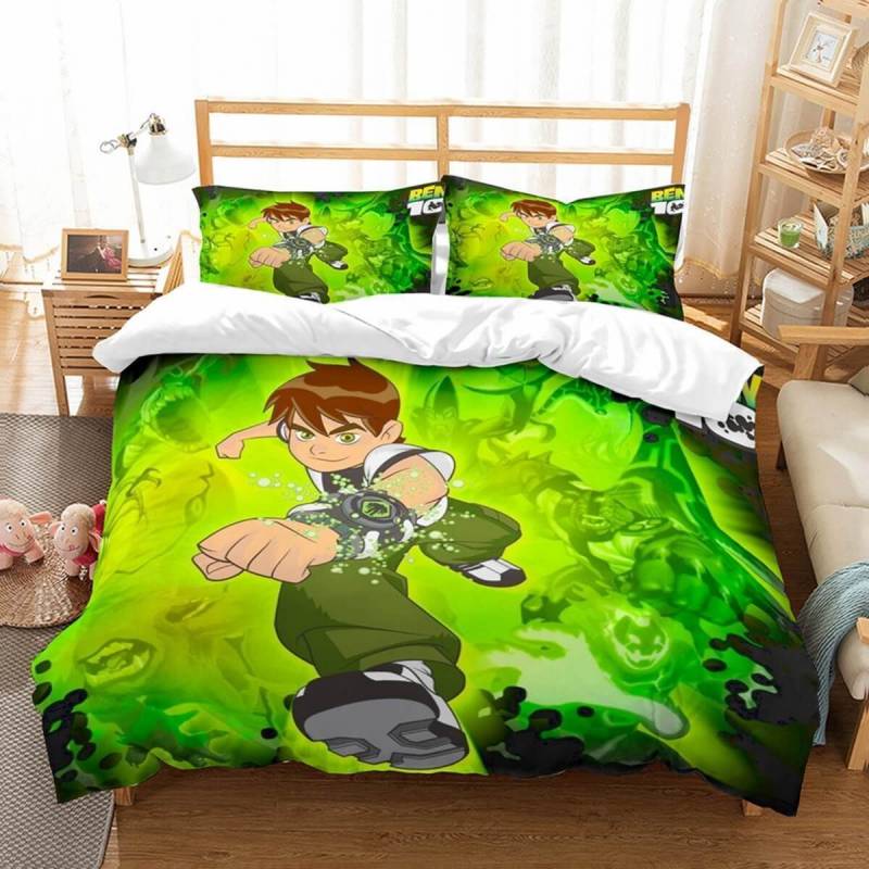 3D Customize Ben 10 Et Bedroomet Bed 3D Customize Bedding Set Duvet Cover Set Bedroom Set Bedlinen