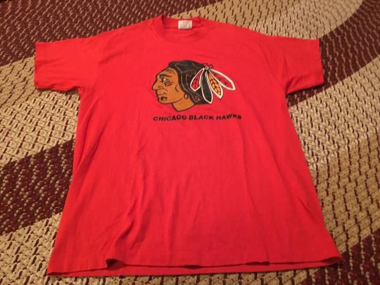 80S Chicago Blackhawks Vintage Shirt