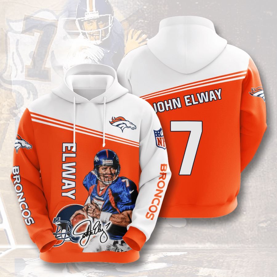 Denver Broncos No569 Custom Hoodie 3D