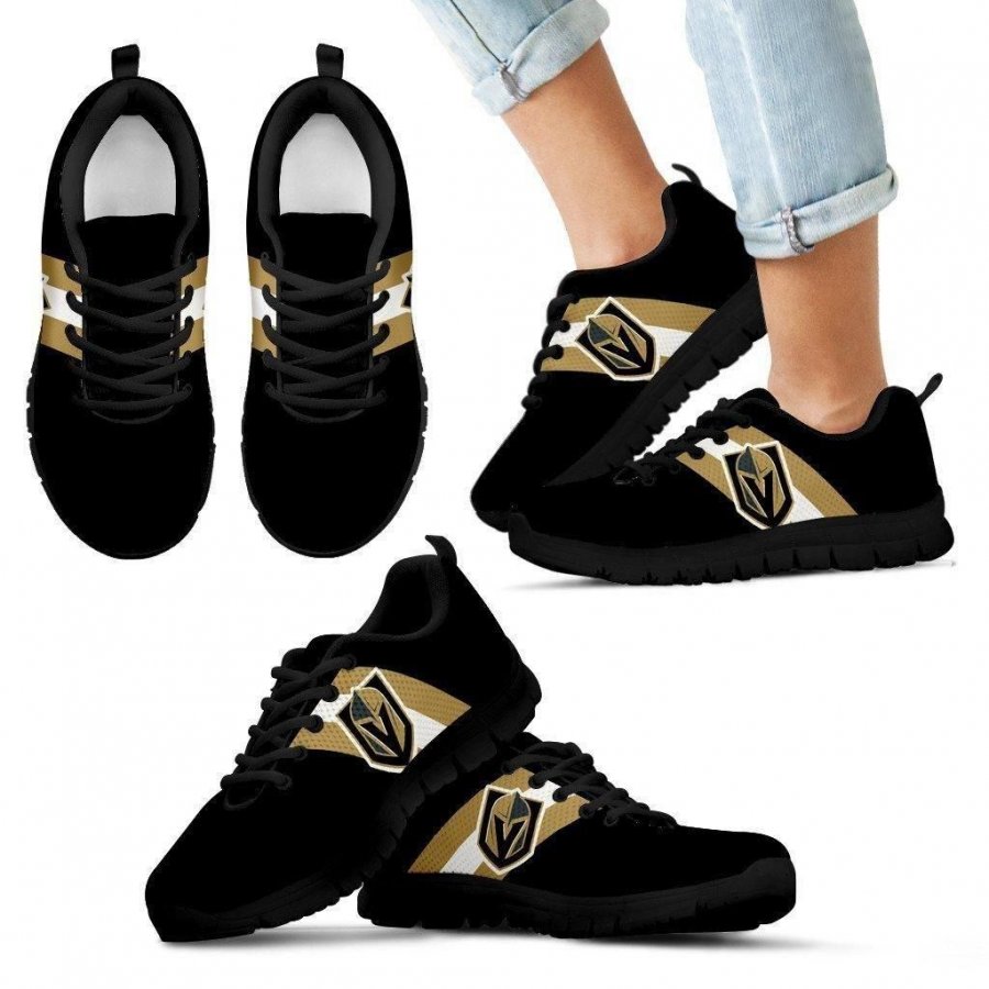 Three Colors Vertical Vegas Golden Knights Sneakers #193