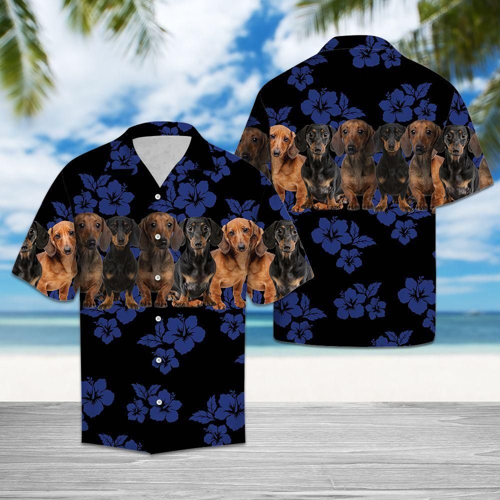 Aloha Shirt Awesome Dachshund Tg5721 – Hawaiian Shirt