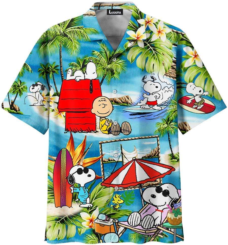 Snoopy Summer Time Hawaiian Shirt Ha24548