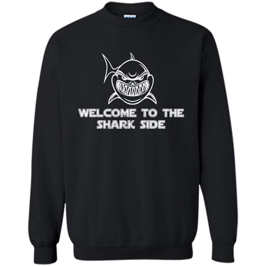 Welcome to the Shark Side Funny Gifts – Gildan Crewneck Sweatshirt