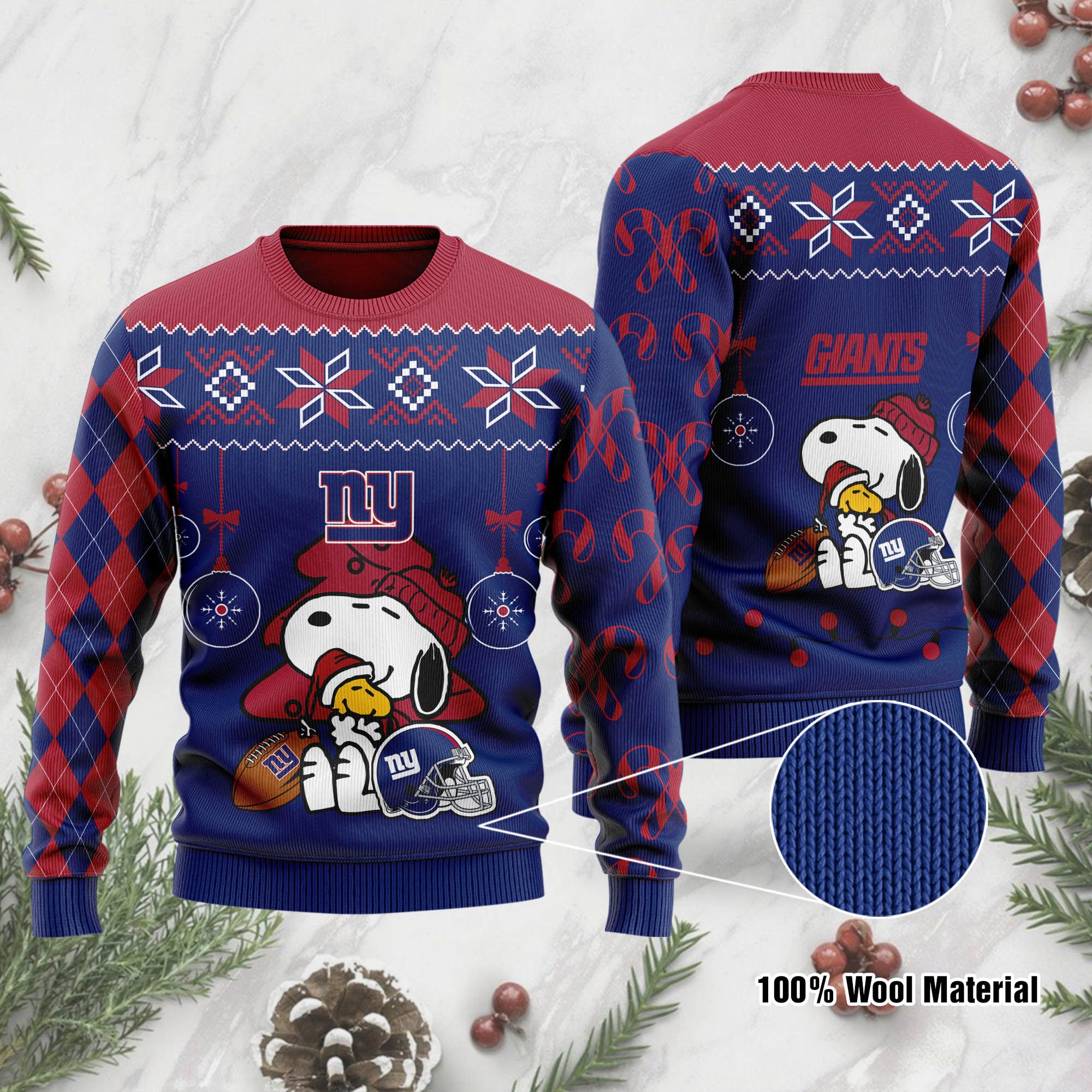 New York Giants SP Ugly Sweater 192 L1PTHH0215-XM