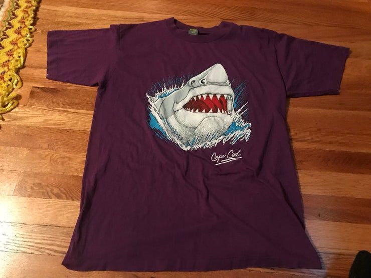 80S Cape Cod Shark Shirt