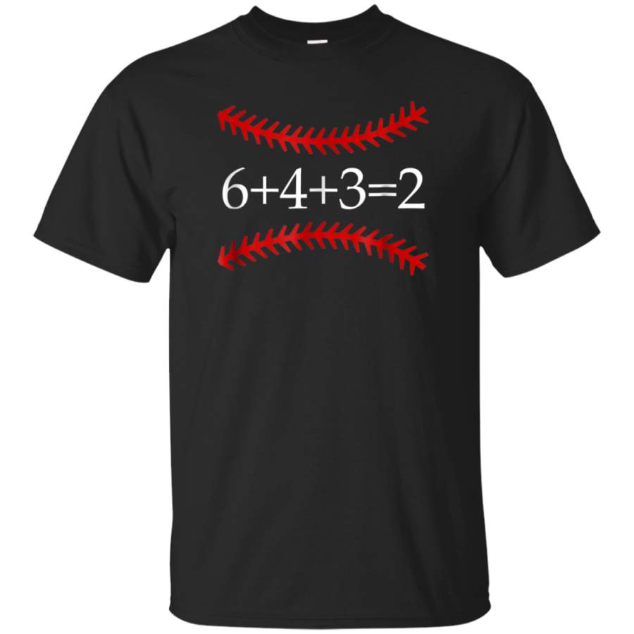 AGR 6 4 3 2 Baseball Math Shirt  Cute Softball Game Tee Gift