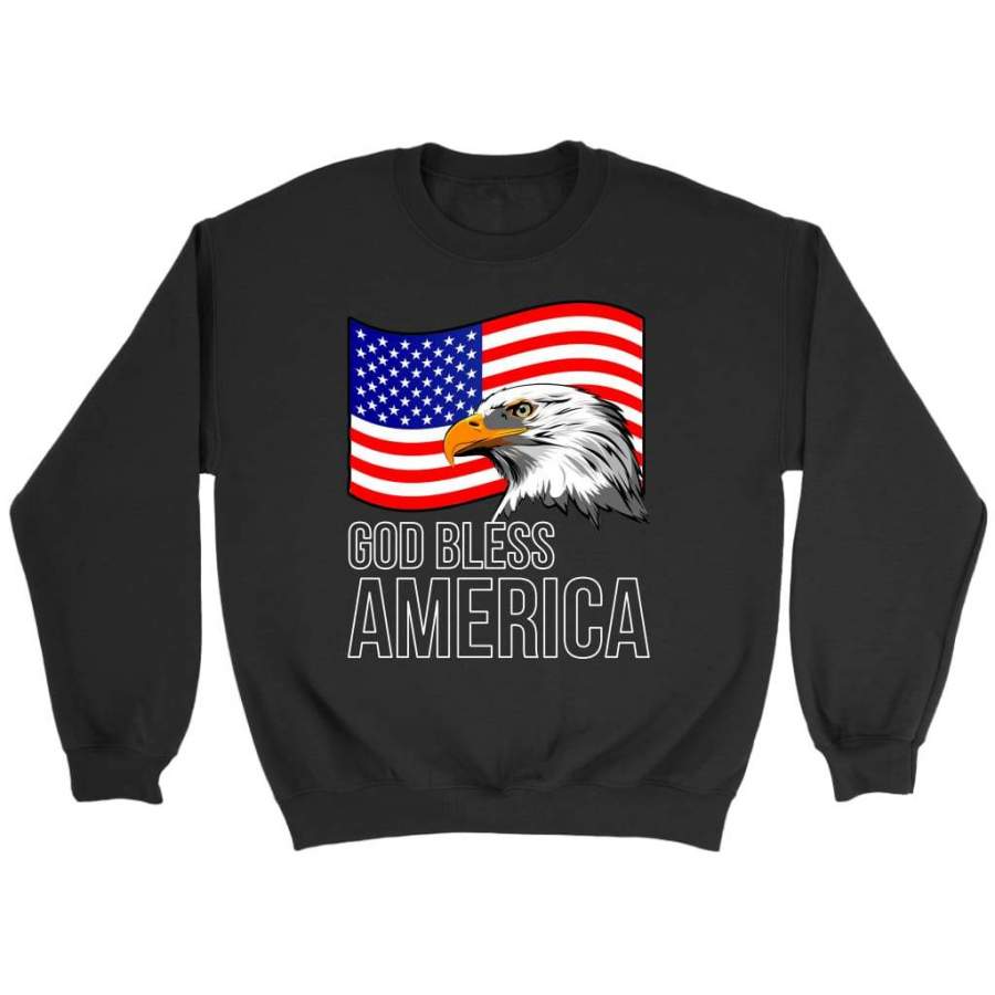 God bless American flag sweatshirt