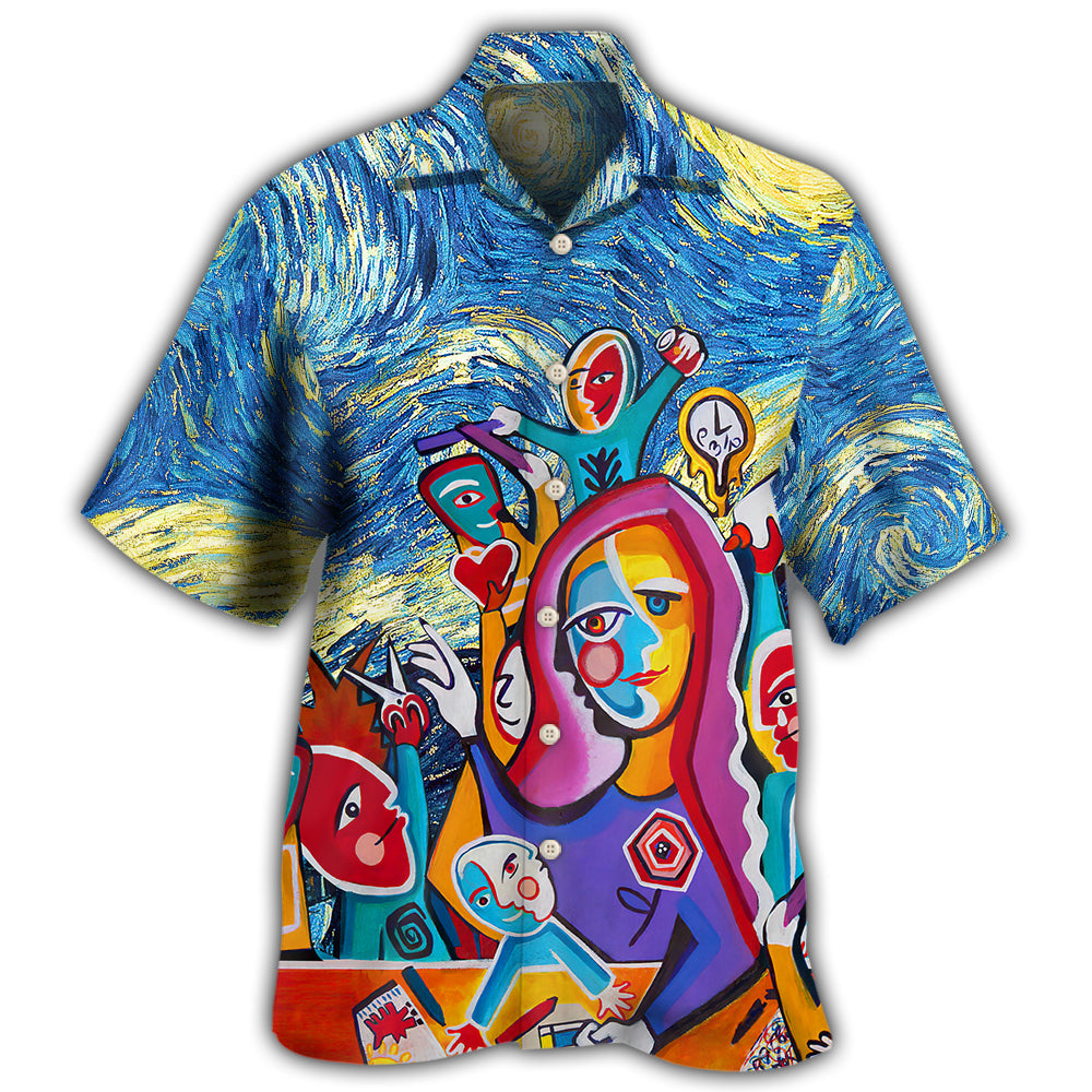 Teacher Art In Starry Night Hawaii Shirt Ha76483