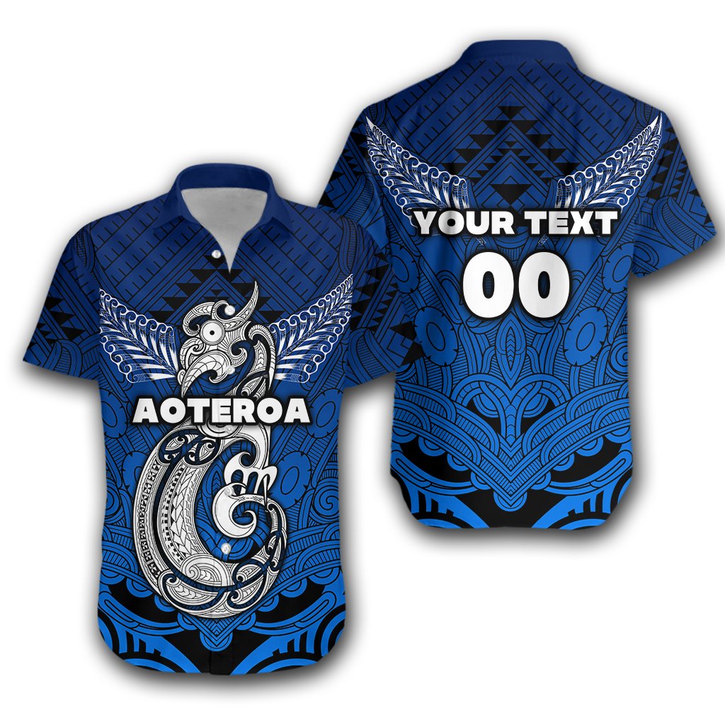 (Custom Personalised) Maori Aotearoa Manania Hawaiian Shirt Simple Sport Style Lt16