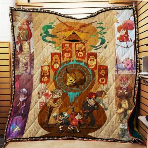 Gravity Falls Th364 3D Quilt Blanket HGM13