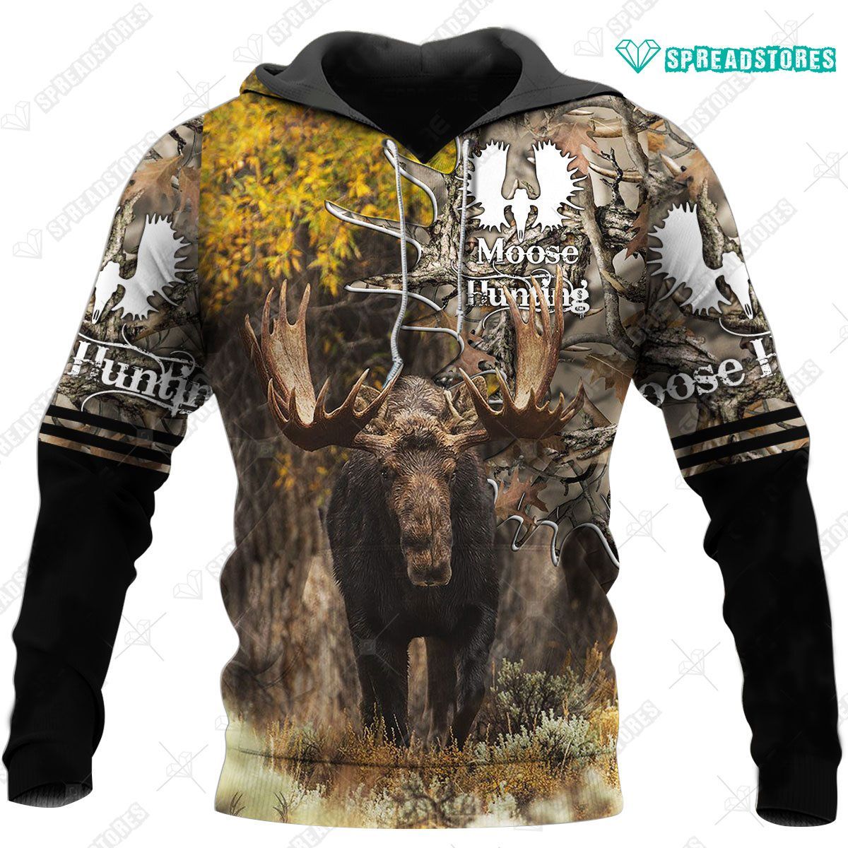 Moose 3D Hoodie