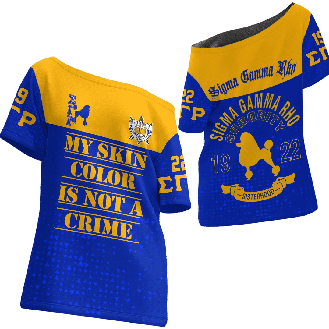 Africa Zone Shirt – Sigma Gamma Rho Off Shoulder T-Shirt A7