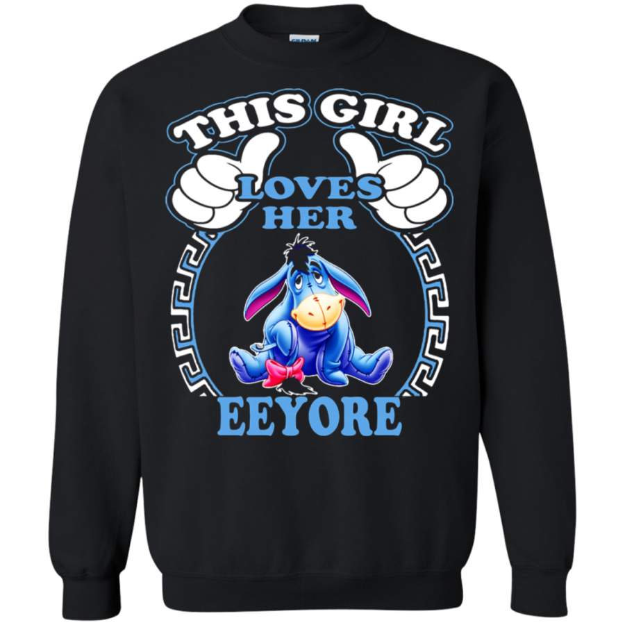 AGR This Girl Love Her Eeyore Winnie The Pooh Sweatshirt