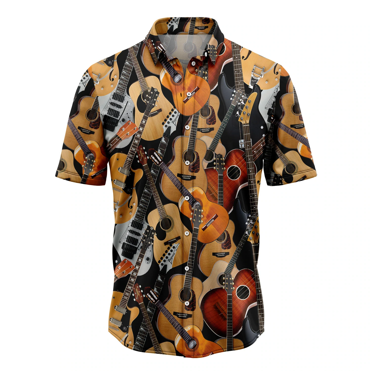 Guitar Awesome Hawaii Summer Hawaii Shirts For Aloha Beach Shirt Ha2743