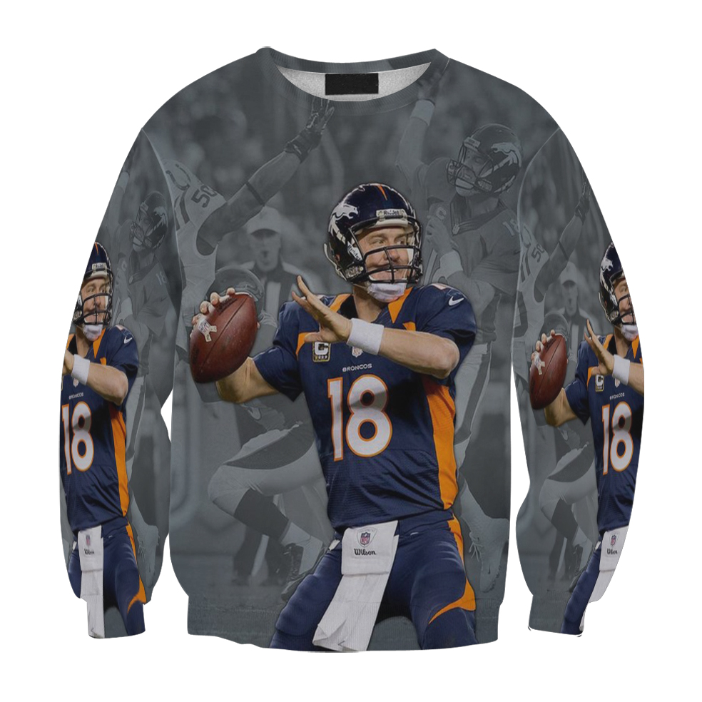 Denver Broncos 18 Peyton Manning V51 Gift For Fan 3D Full Printing Sweatshirt