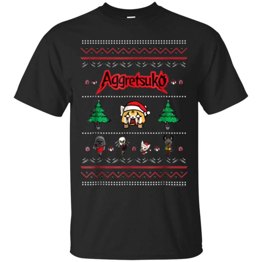 Aggretsuko Ugly Christmas Sweater Rage T-Shirt