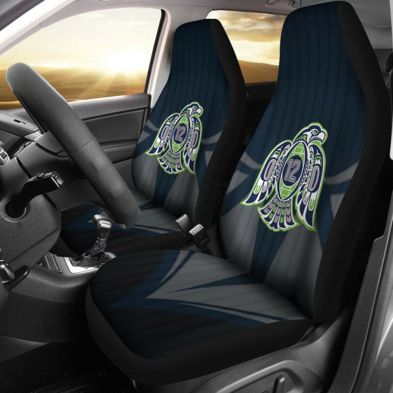 American Football Team Car Seat Covers – Seattle Seahawks 12 Sharp Eyes Seat Covers