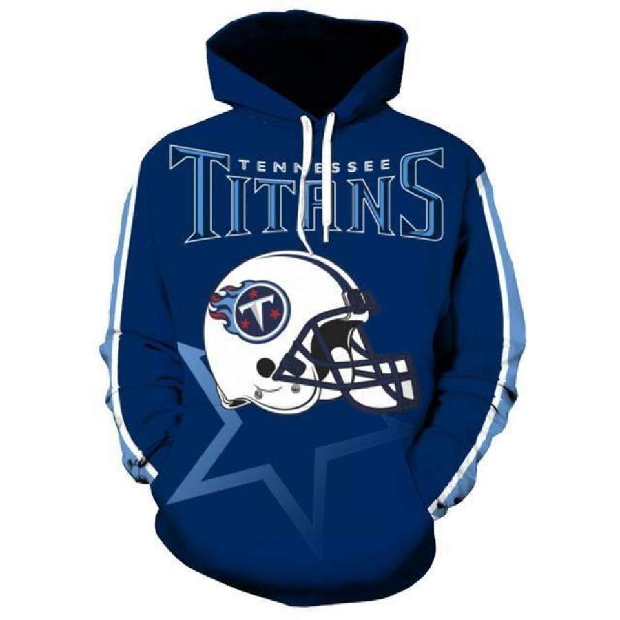 Tennessee Titans Hoodie 3D Style496 All Over Printed