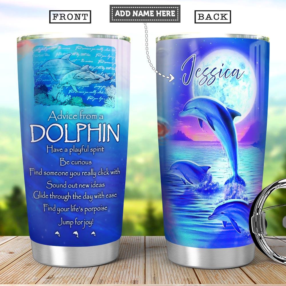 Dolphin Personalized PYA2511008 Stainless Steel Tumbler