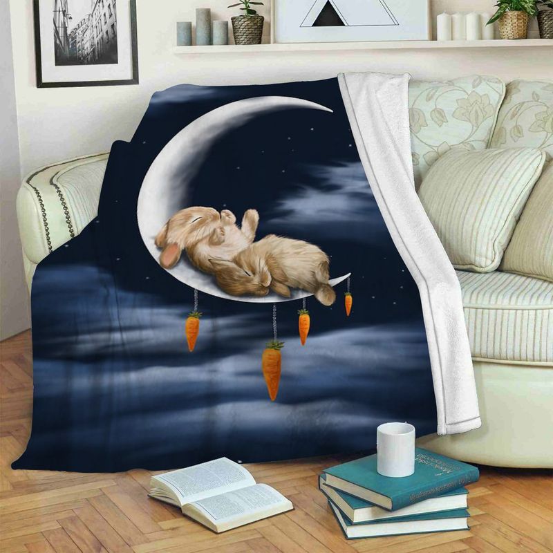 Rabbit Sweet Dream – Fleece Blanket