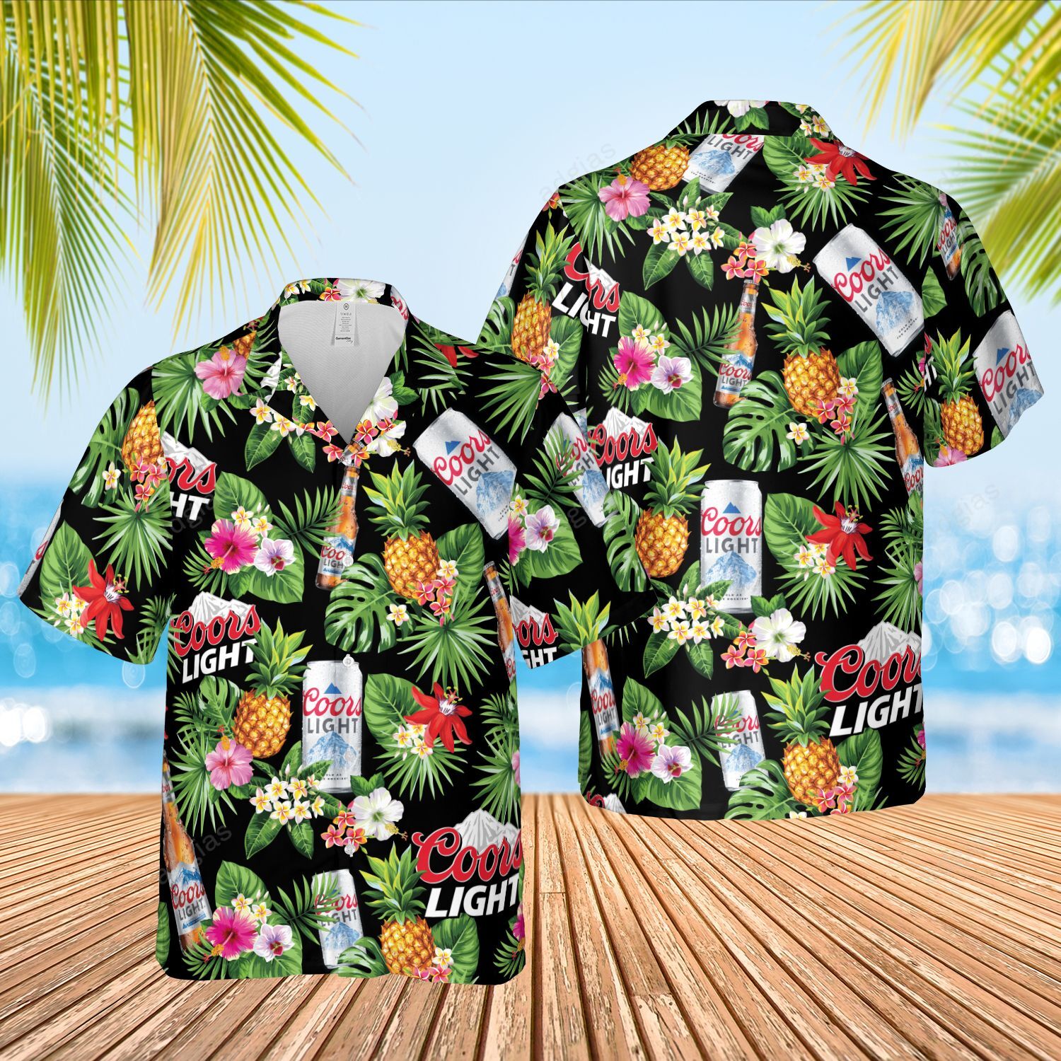 Clb Aloha Hawaiian Style Summer Shirt Ha36303