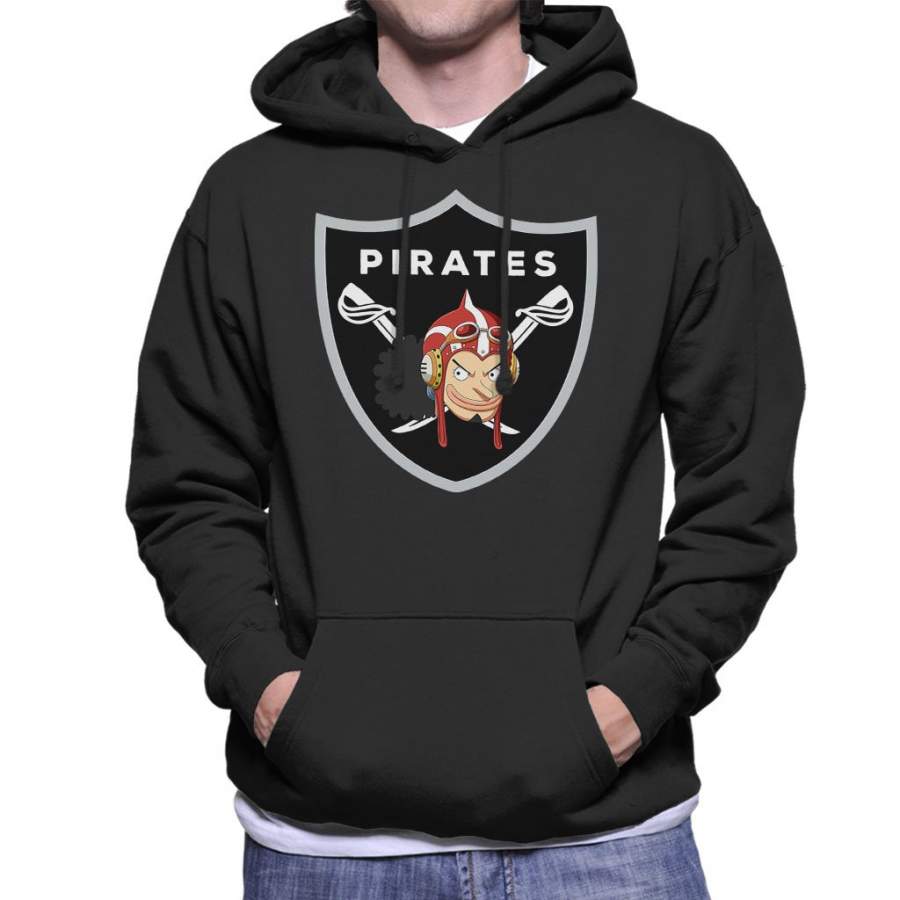 One Piece Usopp Raiders Logo Men’s Hooded Sweatshirt