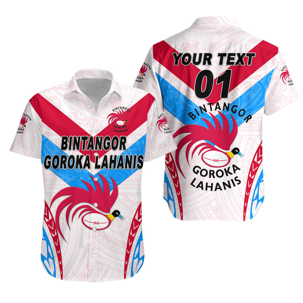 (Custom Personalised) Papua New Guinea Bintangor Goroka Lahanis Hawaiian Shirt Rugby Original Style – White, Custom Text And Number Lt8