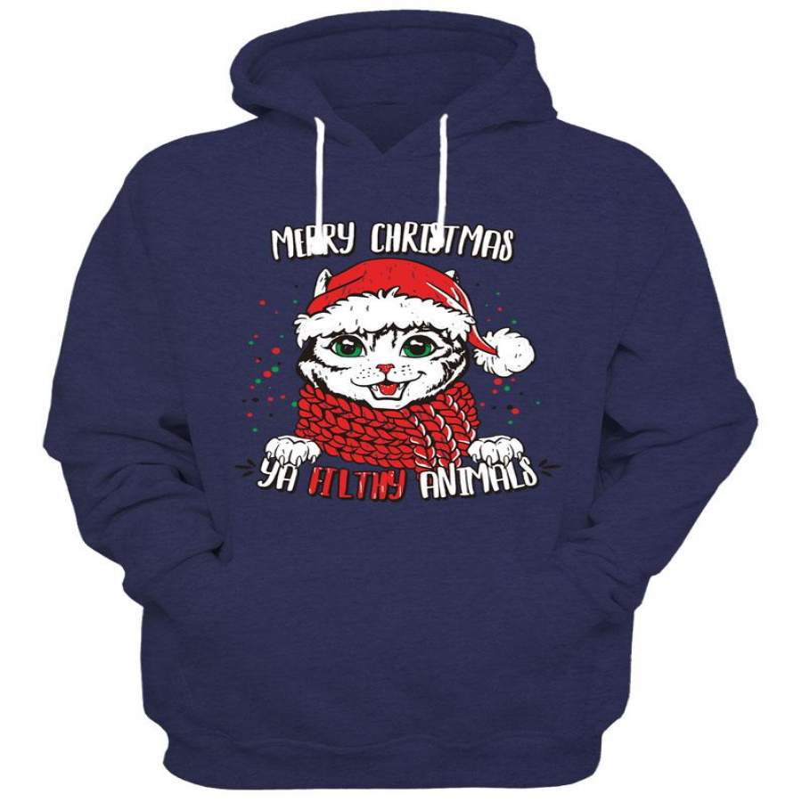 Merry Christmas Ya Filthy Animals – Hoodie