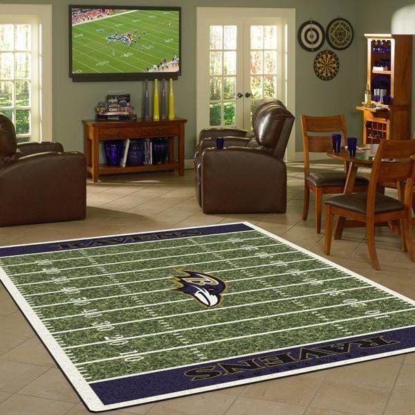 Baltimore Ravens rug, Football rug Floor Decor The US Decor