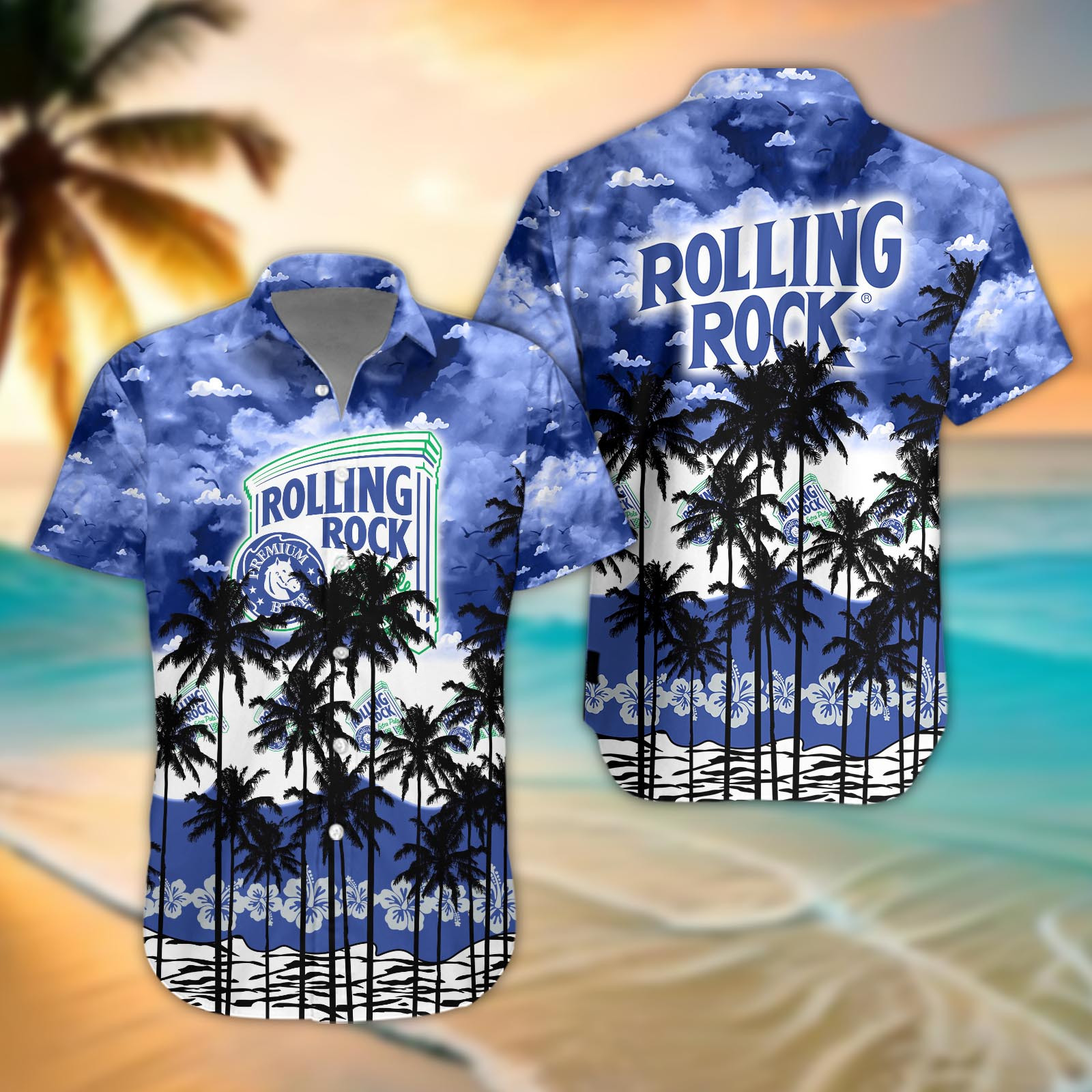 Rolling Rock Aloha Shirt
