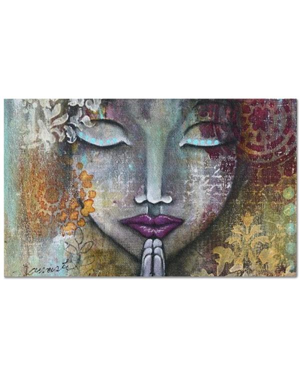 Meditation Yoga Art All Over Printed Doormat