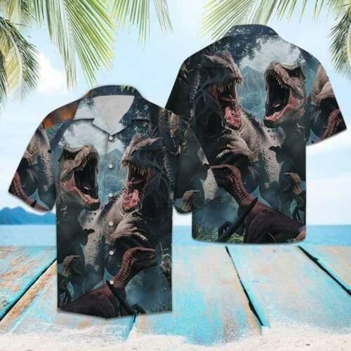 Cool Dinosaurs Hawaii Shirt For Men Women Ha90303