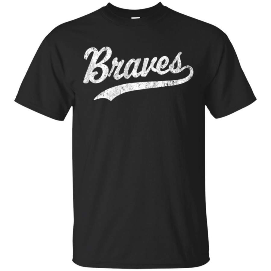 Braves Mascot T Shirt Vintage Sports Name Tee Design