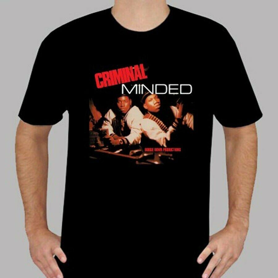 Criminal Minded Rap Hip Hop Music Black T-Shirt