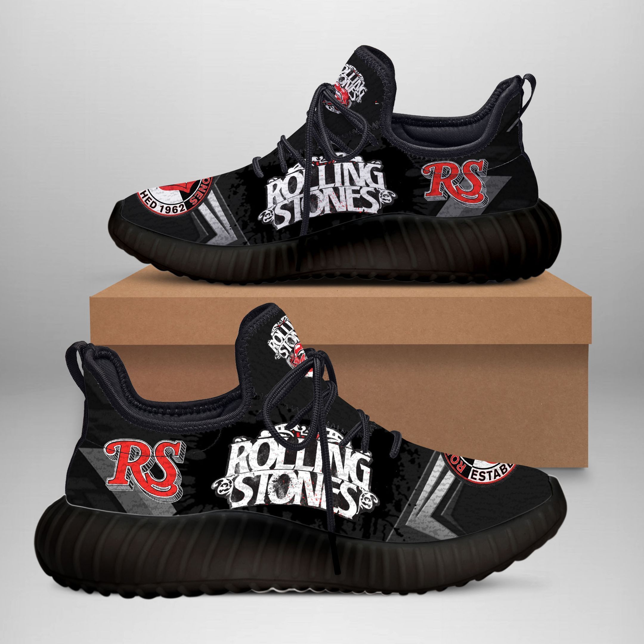 The Rolling Stones  Yz Boost Ver1 (Black)