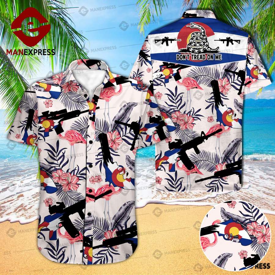 Colorado United Patriot Three Percenter Hawaiian Shirt Bok Ha91163