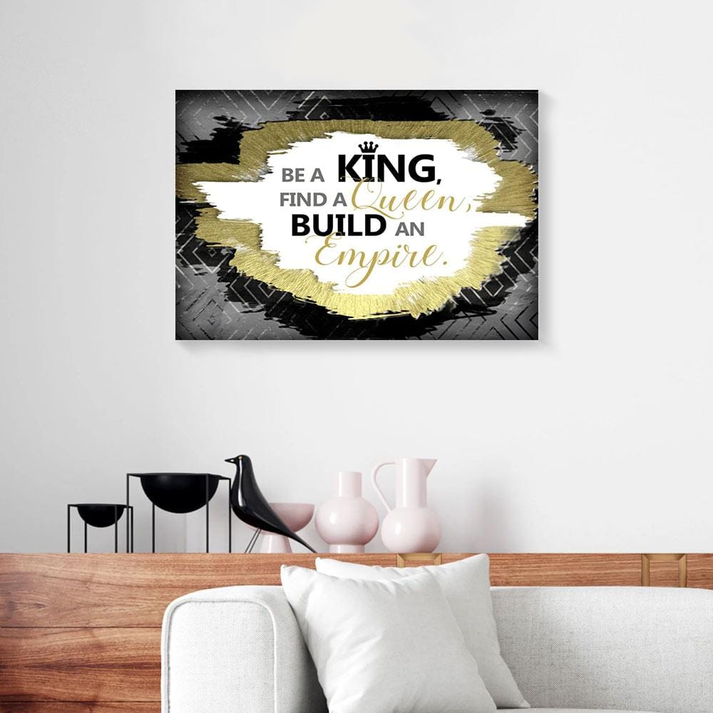 Canvas Artwork King And Queen Empire Business Wall Art Canvas Wall Art Home Decor