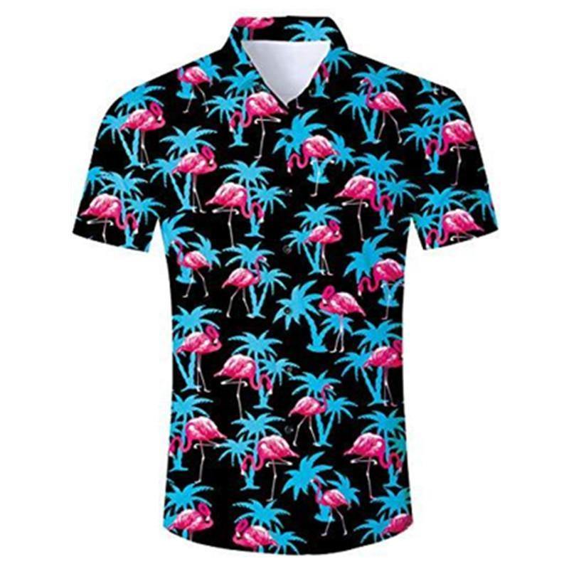 Hawaii Shirt Tropical Coconut Palm Tree Ha96751