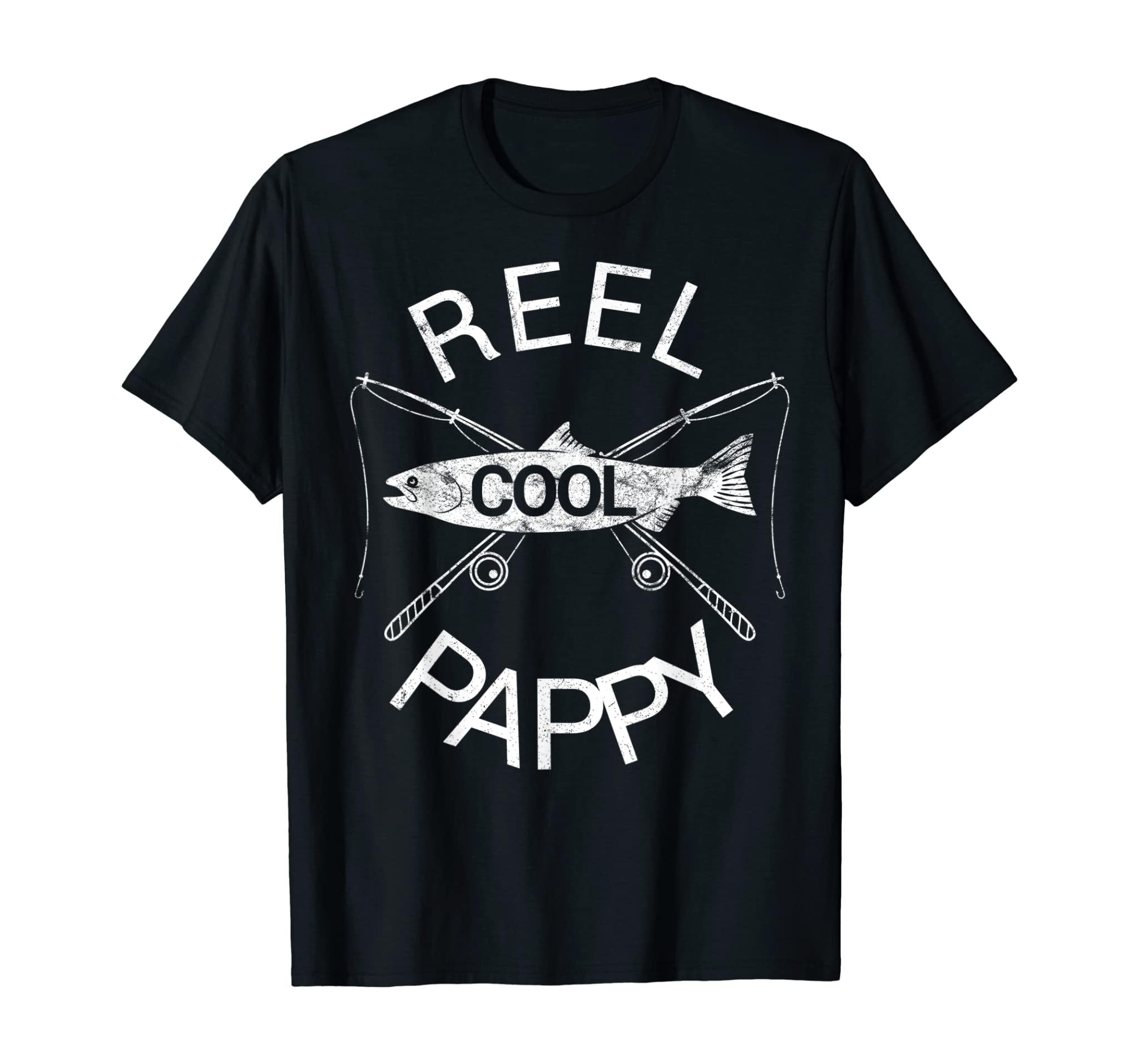 Mens Father’S Day Gift Reel Cool Pappy Grandpa Papa Grandad Dad T-Shirt