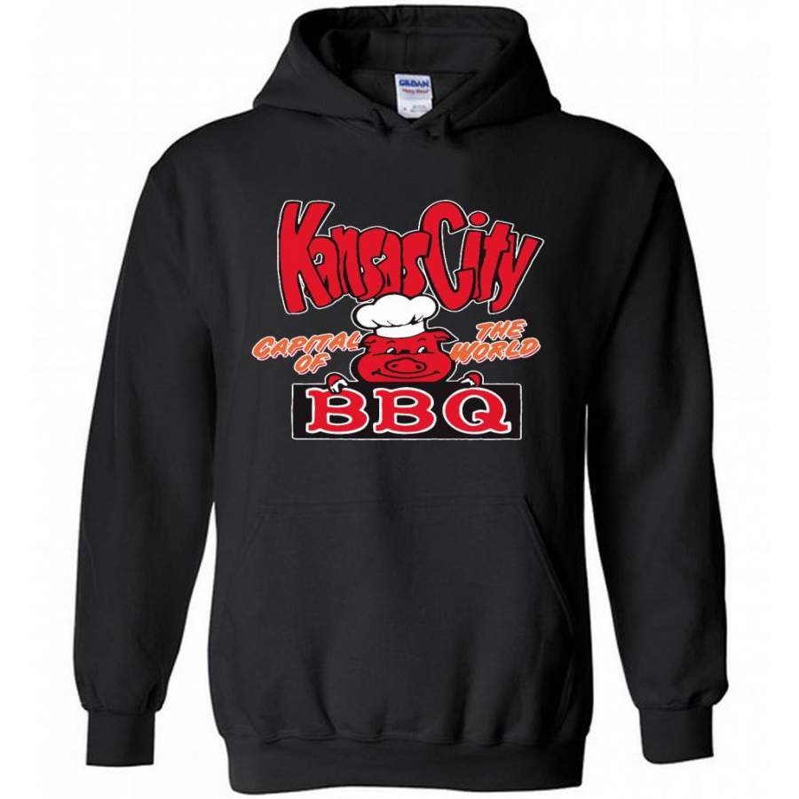 Kansas City Capital Of The World BBQ B – Gildan Heavy Blend Hoodie