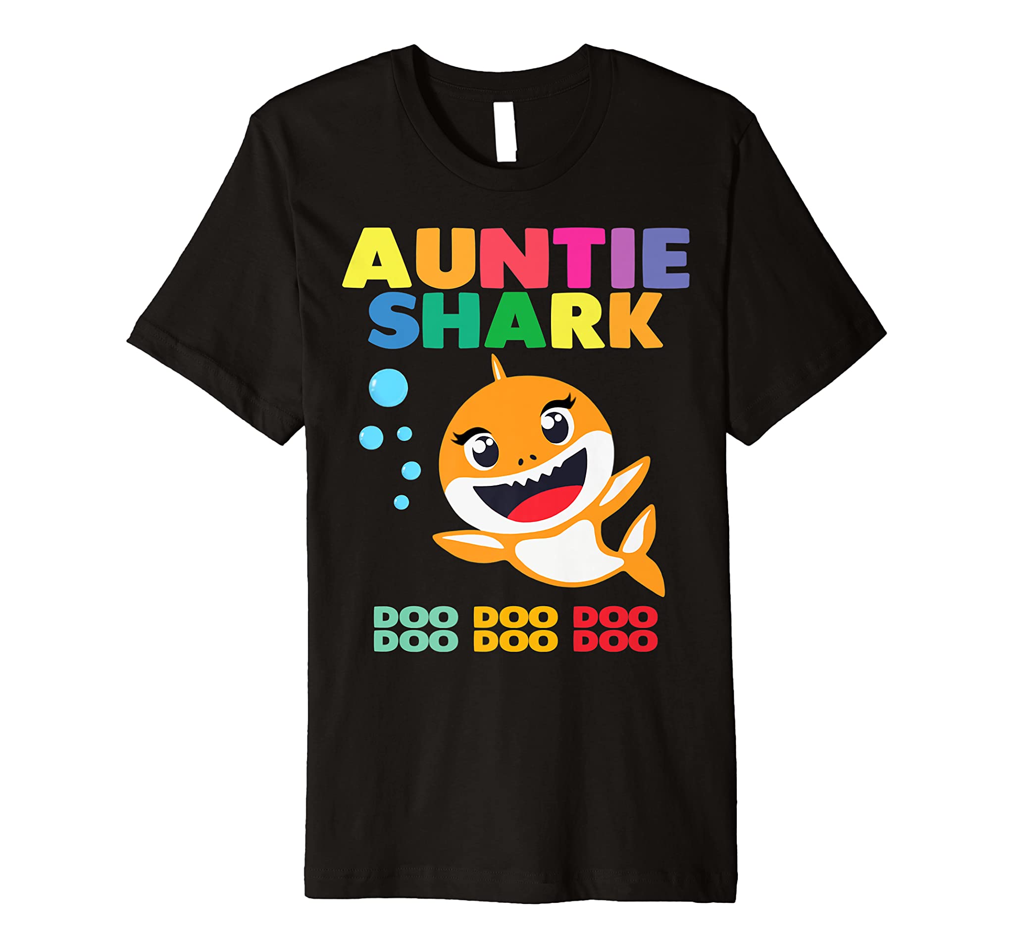 Auntie Shark T-Shirt Doo Doo Doo – Family Gift Premium