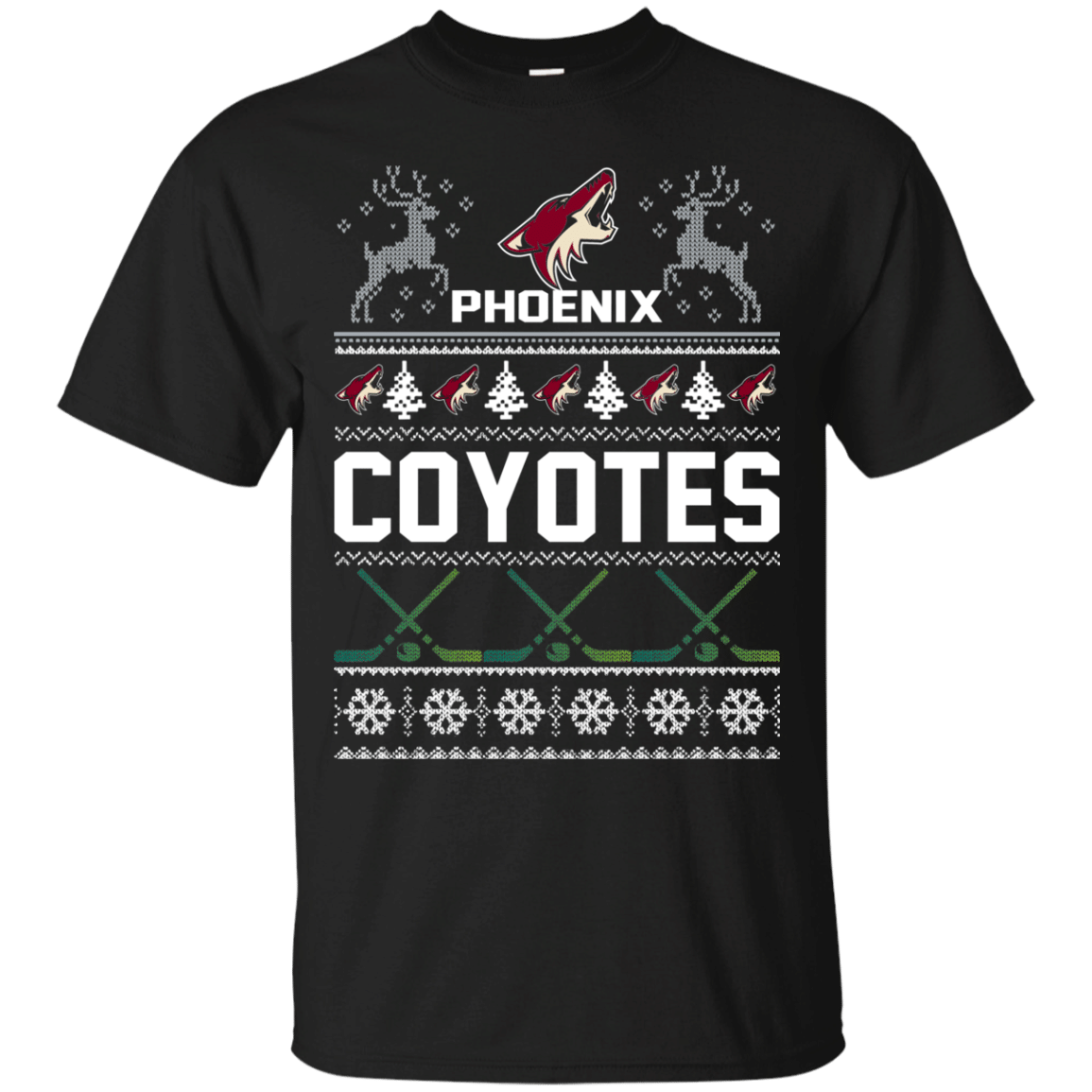 Buy Phoenix Coyotes Ugly Christmas T shirt