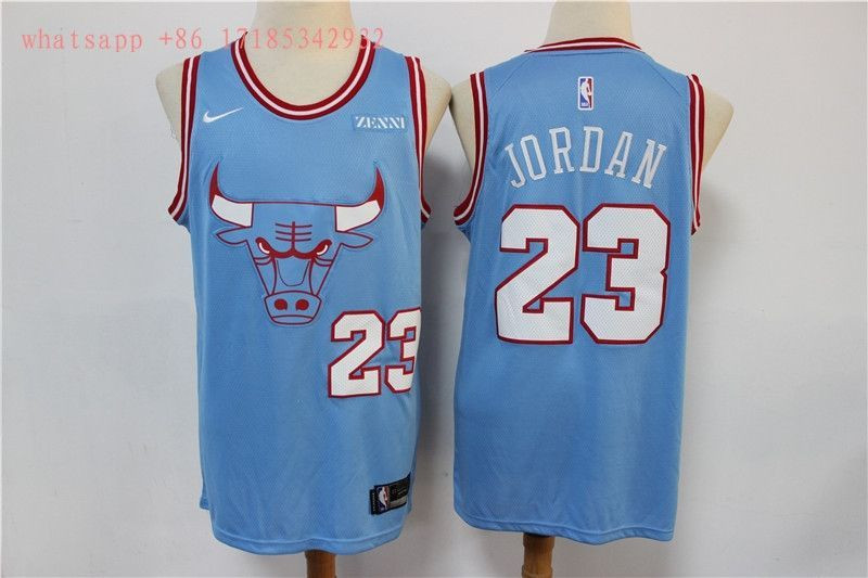 Chicago Bulls Michael Jordan #23 2020 NBA New Arrival Blue Jersey