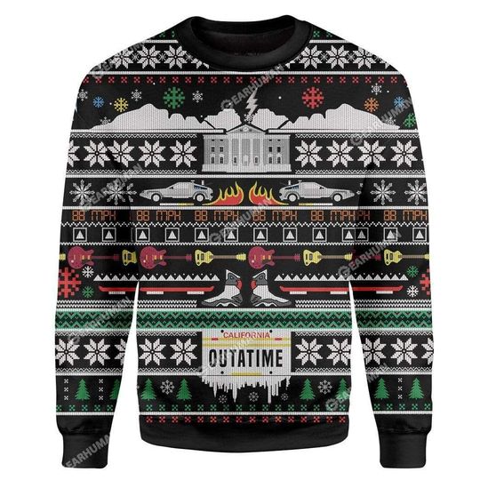 Back To The Future Ugly Christmas Sweater | Unisex | Adult | Us3794