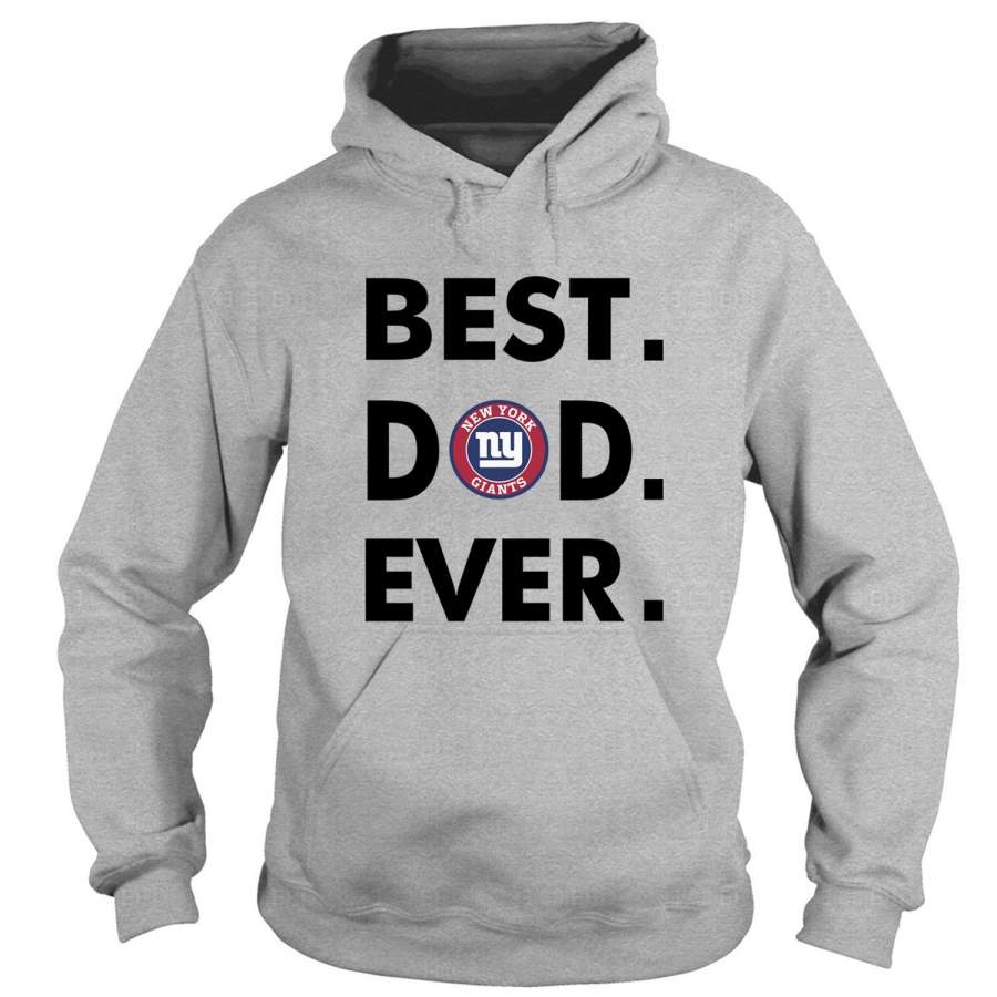 New York Giants Logo T Shirt, Best Dad Ever T Shirt – Hoodie