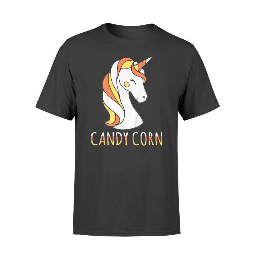 Candy Corn Unicorn Halloween – Premium T-shirt